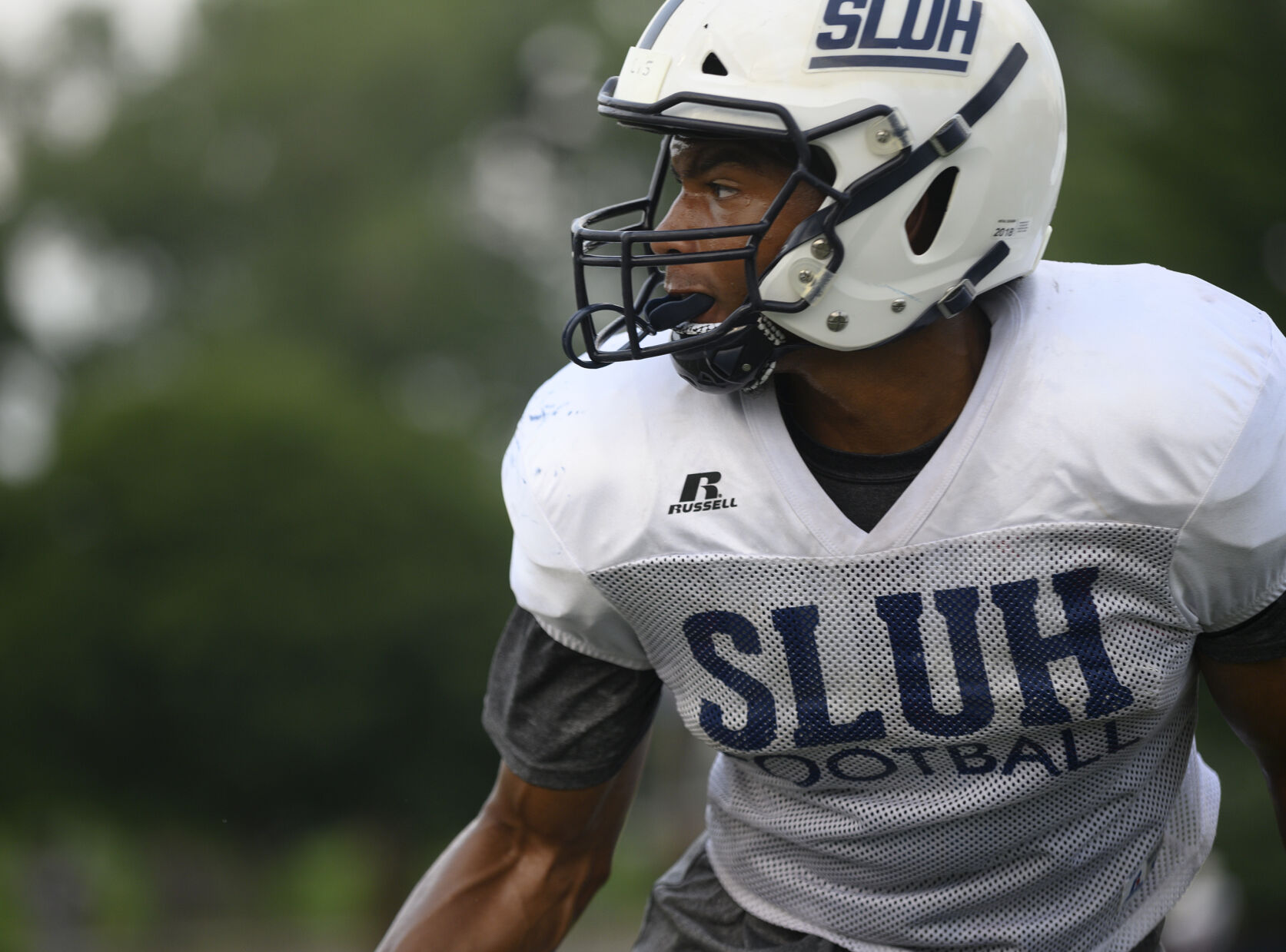 SLUH football practice
